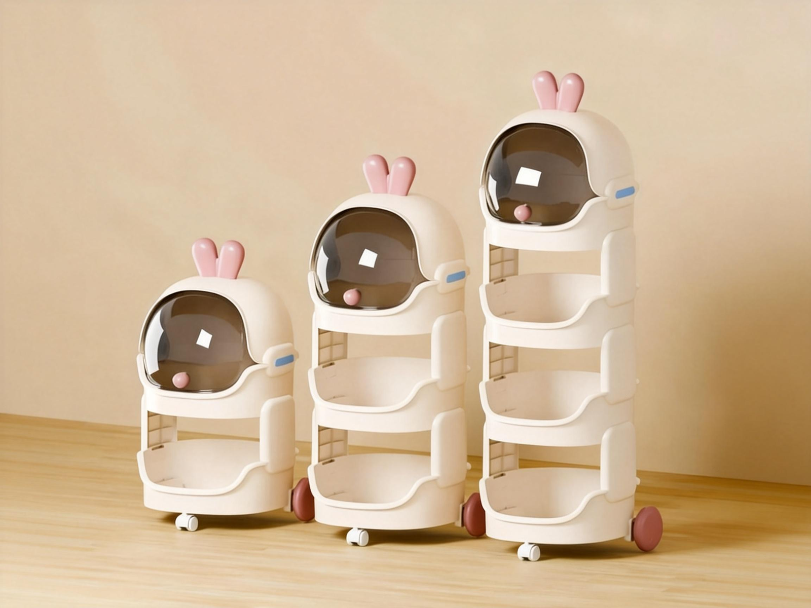 Space Rabbit Rolling Toy Organizer: The Ultimate Playroom Solution